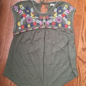 Green Top from Hollister